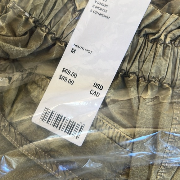 Urban Outfitters Sloan Nylon Baggy Balloon Pant in Green Size Small UO NWT - Picture 7 of 8